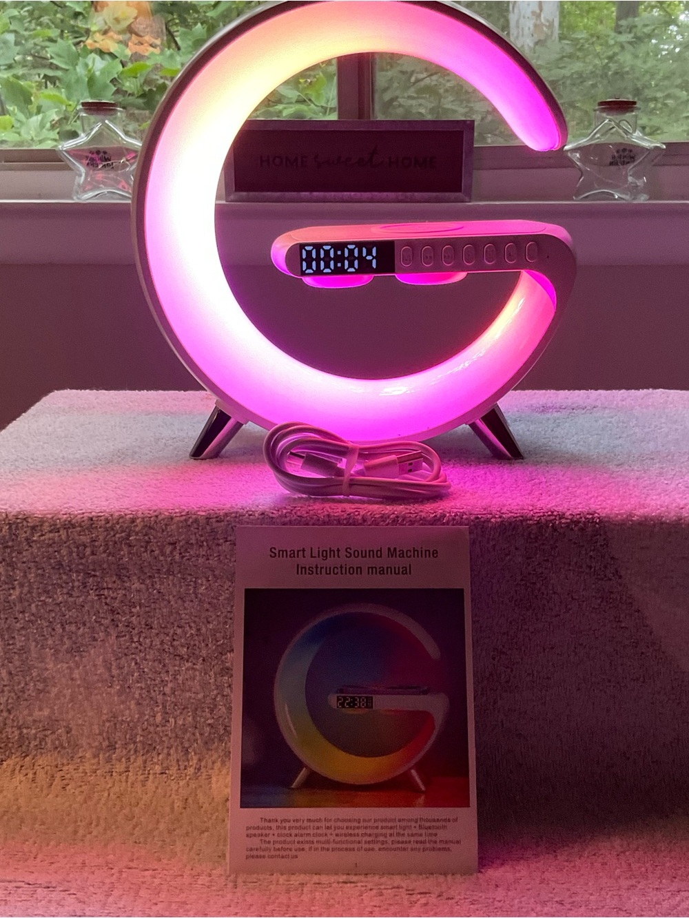 Smart Light Sound Machine - Colorful LED Night Light - Picture 3 of 4